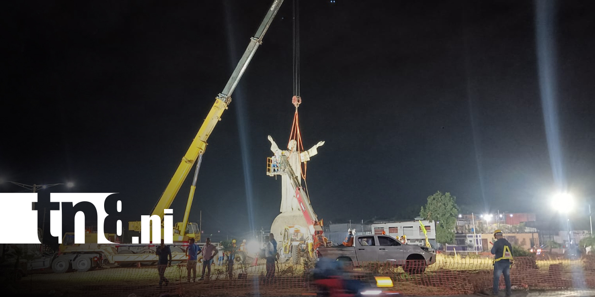 Foto: Rotonda Cristo Rey: inician remoción en Managua/TN8