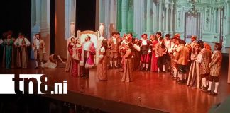 Foto: Rigoletto cautiva en el Teatro Nacional Rubén Darío durante la I Temporada Lírica INCANTO/TN8