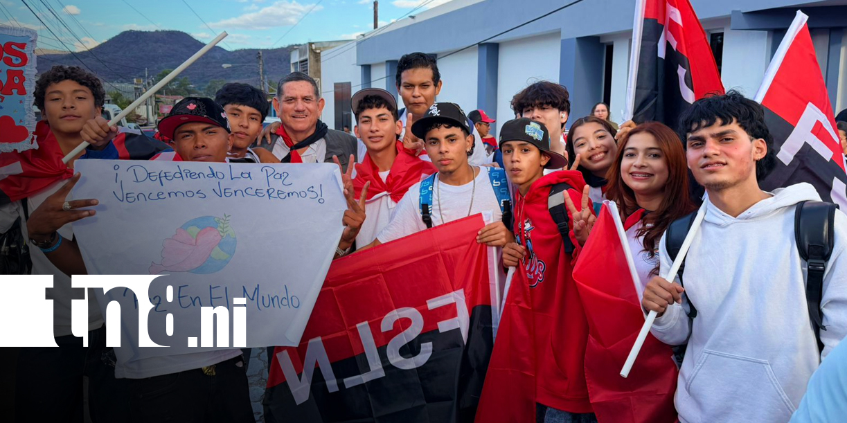Foto: Miles de familias nicaragüenses celebran la paz con caminatas en todo el país/TN8
