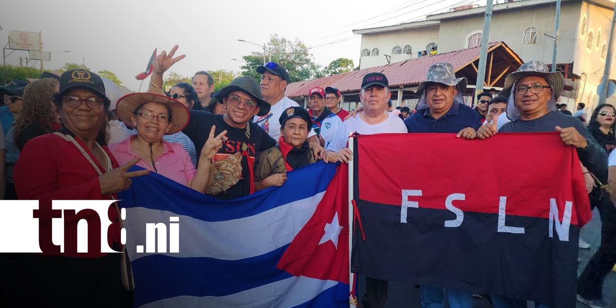 Foto: Nicaragüenses participan en masiva caminata en conmemoración al Día de la Paz/TN8