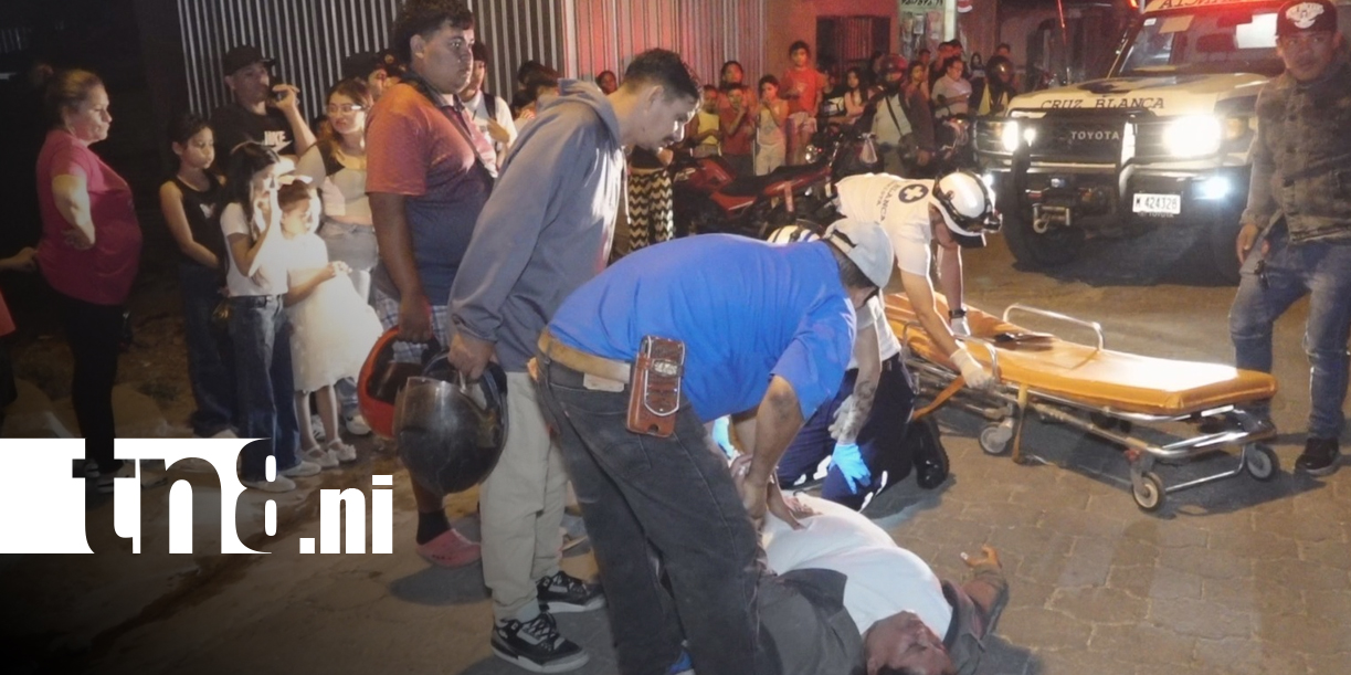 Foto: Imprudencia al volante deja a motociclista con lesiones graves en Estelí/TN8