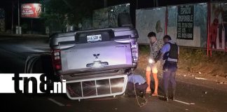 Foto: Extranjero sobrevive a aparatoso accidente en Managua/TN8