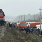 Impactante accidente ferroviario en Rusia deja varios heridos Foto: Accidente en Rusia /cortesía