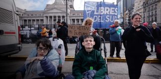 Foto: Movilización en Argentina /cortesía