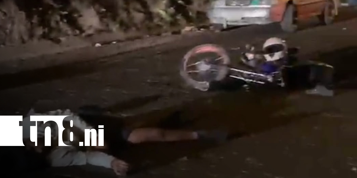 Foto: Accidente en Carazo: motociclista lesionado en Jinotepe/TN8