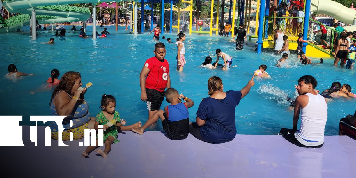Foto: El parque acuático Paseo Xolotlán se consolida como destino favorito de las familias/TN8