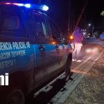 Foto: Motociclista pierde el control al intentar evadir retén en carretera a Ticuantepe/TN8