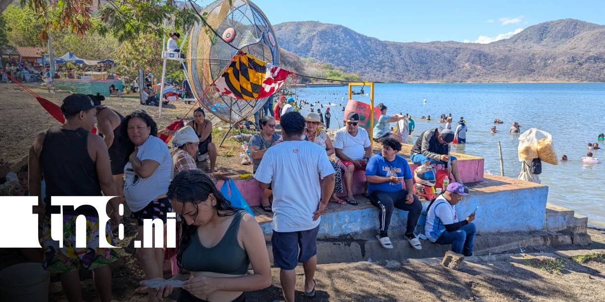 Foto: Xiloá atrae a familias y dinamiza la economía en Semana Santa/TN8