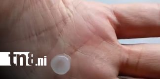 Foto: ¡Cae granizo en Jinotepe! Fenómeno inesperado sorprende en plena lluvia intensa/TN8
