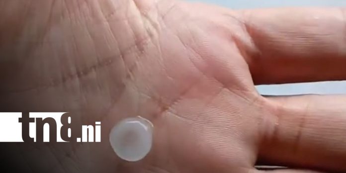 1 Foto: ¡Cae granizo en Jinotepe! Fenómeno inesperado sorprende en plena lluvia intensa/TN8