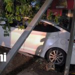 Foto: Conducción temeraria provoca daños materiales y fuga del responsable en Estelí/TN8