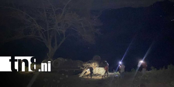 Foto: Tragedia en Quilalí: rastra cae a un abismo y deja un muerto/TN8