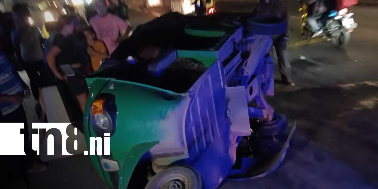 Foto: accidentes dejan un muerto en Boaco y lesionados en Managua/TN8