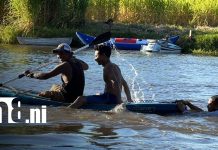 Foto: Alta afluencia de veraneantes en el balneario El Salto durante Semana Santa en Juigalpa/TN8