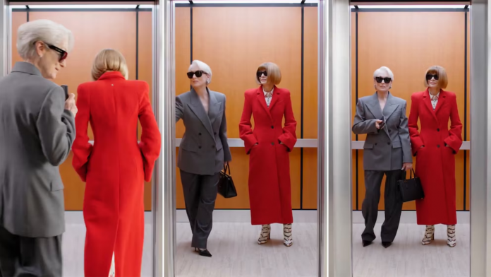 Foto: Meryl Streep y Anna Wintour brillan en portada de Vogue/Cortesía