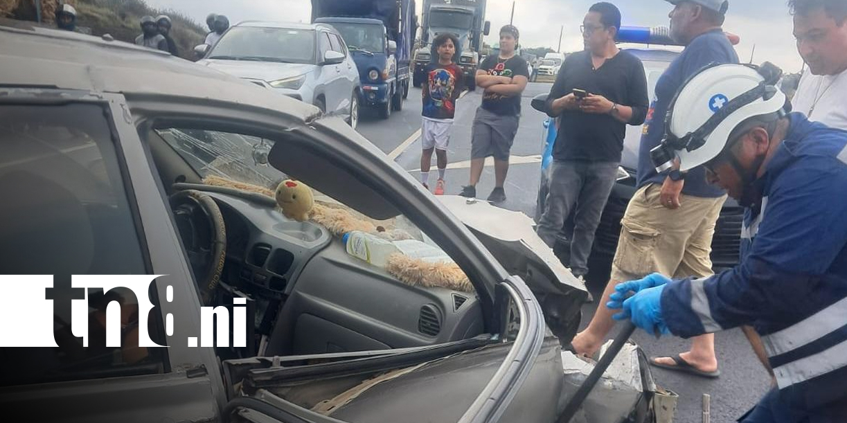 Foto: Fuerte choque en Carretera Sur deja dos lesionados y alerta por imprudencia vial/TN8