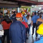 Foto: Bomberos inspeccionan Roberto Huembes/ TN8