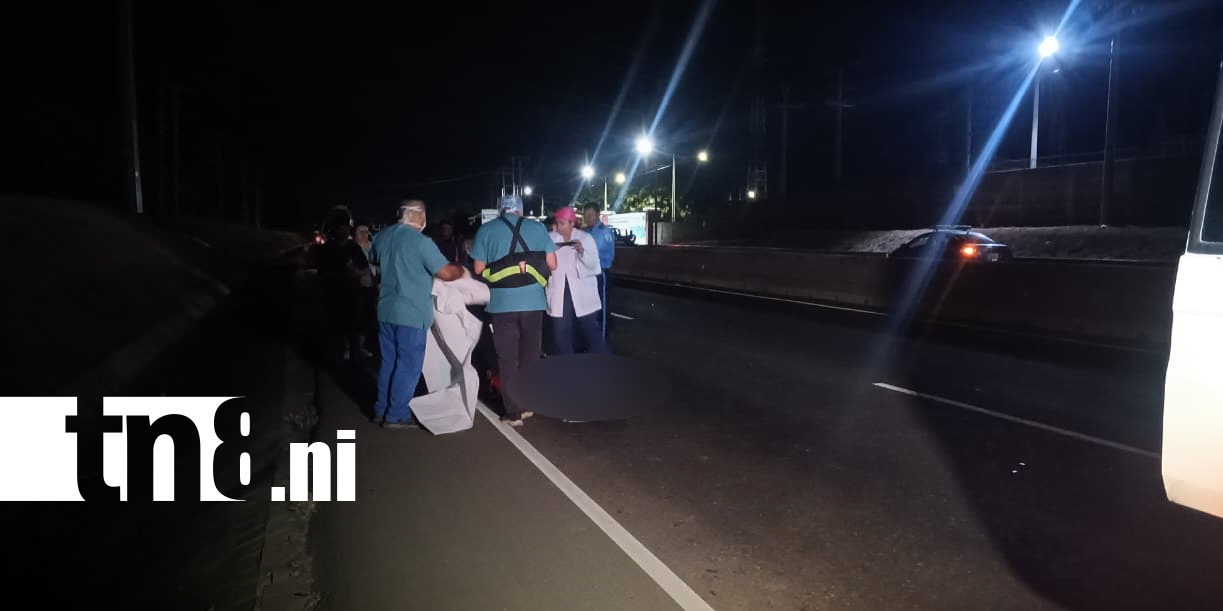 Foto: Peatón muere en Tipitapa y otro queda grave tras atropello/TN8