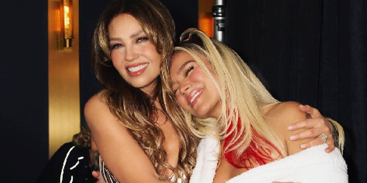 Foto: Thalía desata rumores con Karol G en Coachella/ Cortesía