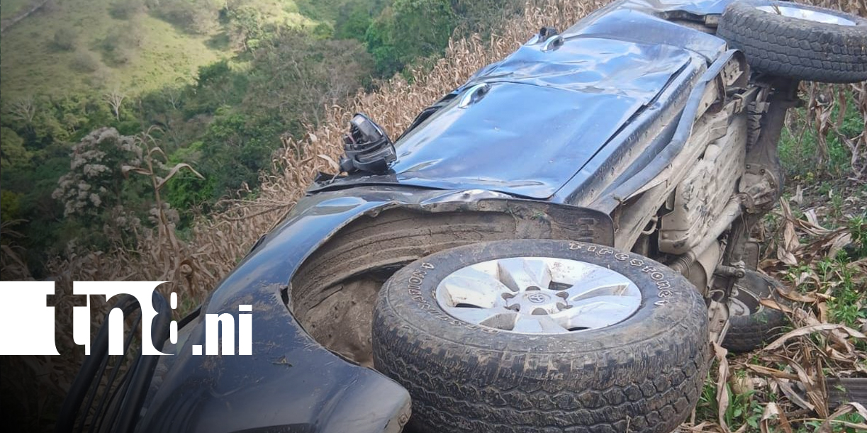 Foto: Conductor pierde el control y provoca accidente mortal en Nueva Segovia/ TN8