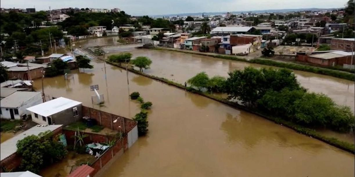 Foto: Fuertes lluvias golpean Ecuador /cortesía 