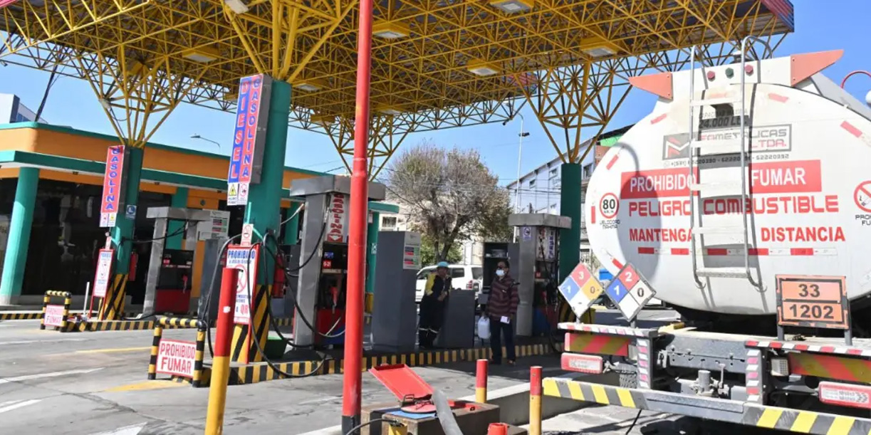 Foto: Crisis de gasolina en Bolivia /cortesía 