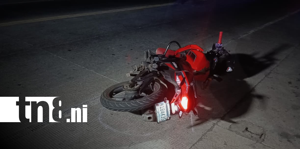 Foto: Accidente mortal de motociclista en carretera Vieja a León/TN8