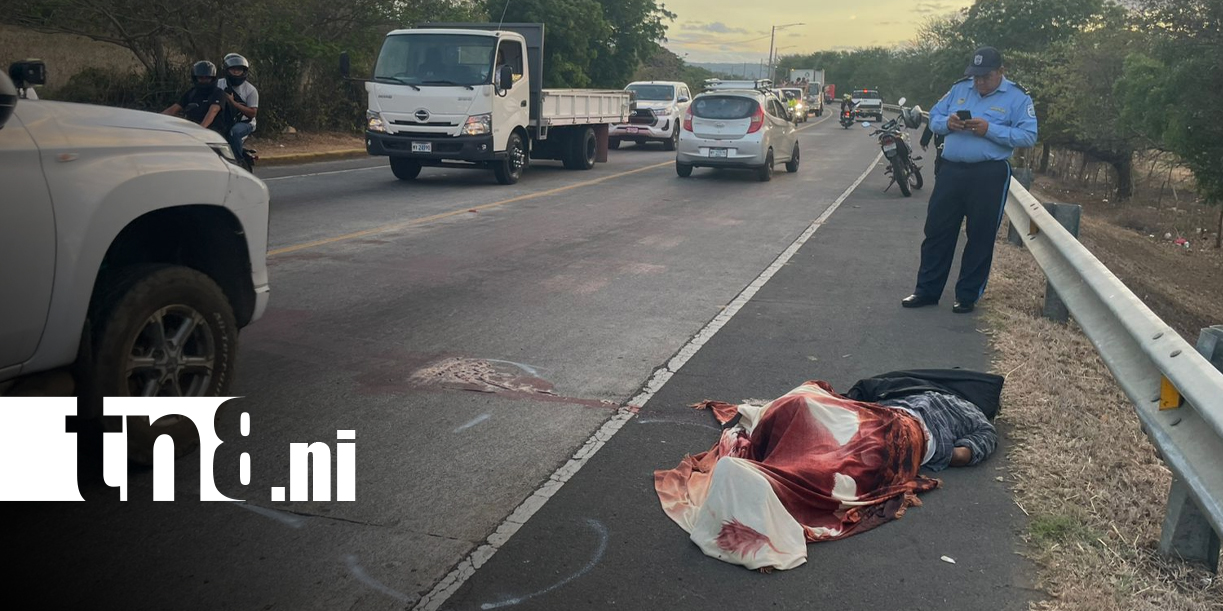 Foto: Accidente deja ciclista fallecido en Granada– Masaya/TN8