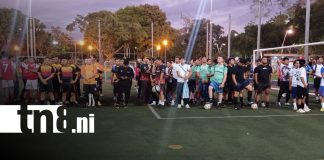 Foto: Fútbol: inauguran Liga Institucional en Managua/TN8
