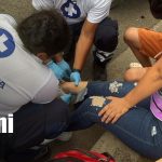 Foto: Accidente en Juigalpa deja motociclista y su hijo lesionados/TN8
