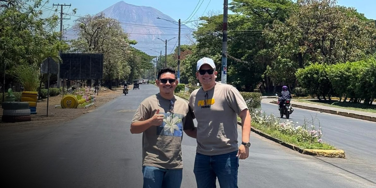 Foto: Foto: Oscar y Edwin en Nicaragua /cortesía 