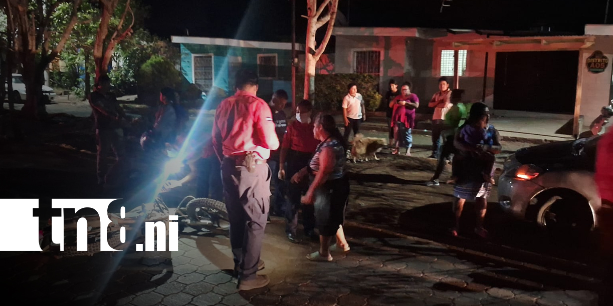 Atropello en Jinotepe deja peatón gravemente herido