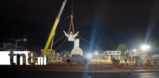 Foto: Rotonda Cristo Rey: inician remoción en Managua/TN8