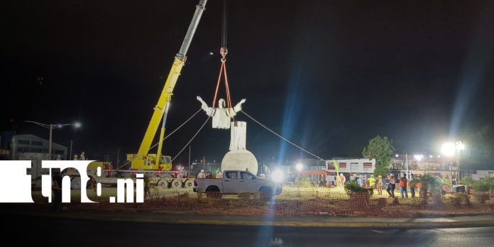 Foto: Rotonda Cristo Rey: inician remoción en Managua/TN8