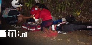 Foto: Racha de accidentes en la Panamericana Sur deja dos motorizados lesionados/TN8