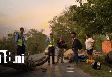 Foto: Triple colisión en Jalapa deja tres lesionados/ TN8