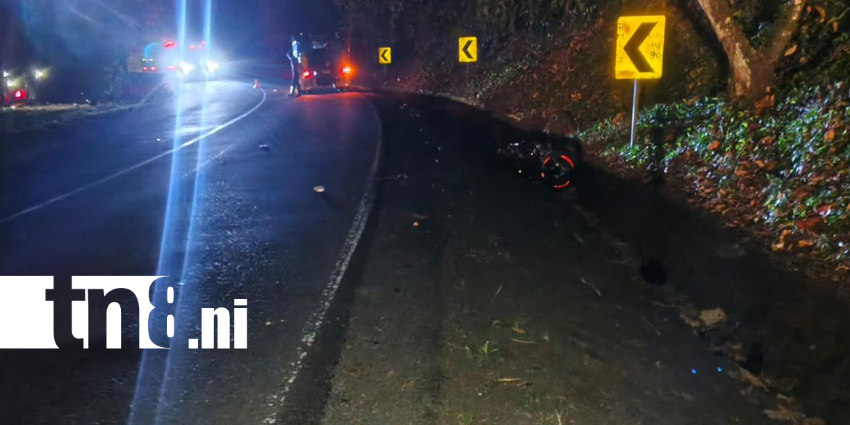 Foto: Fallece tras perder el control en carretera de Chontales /TN8