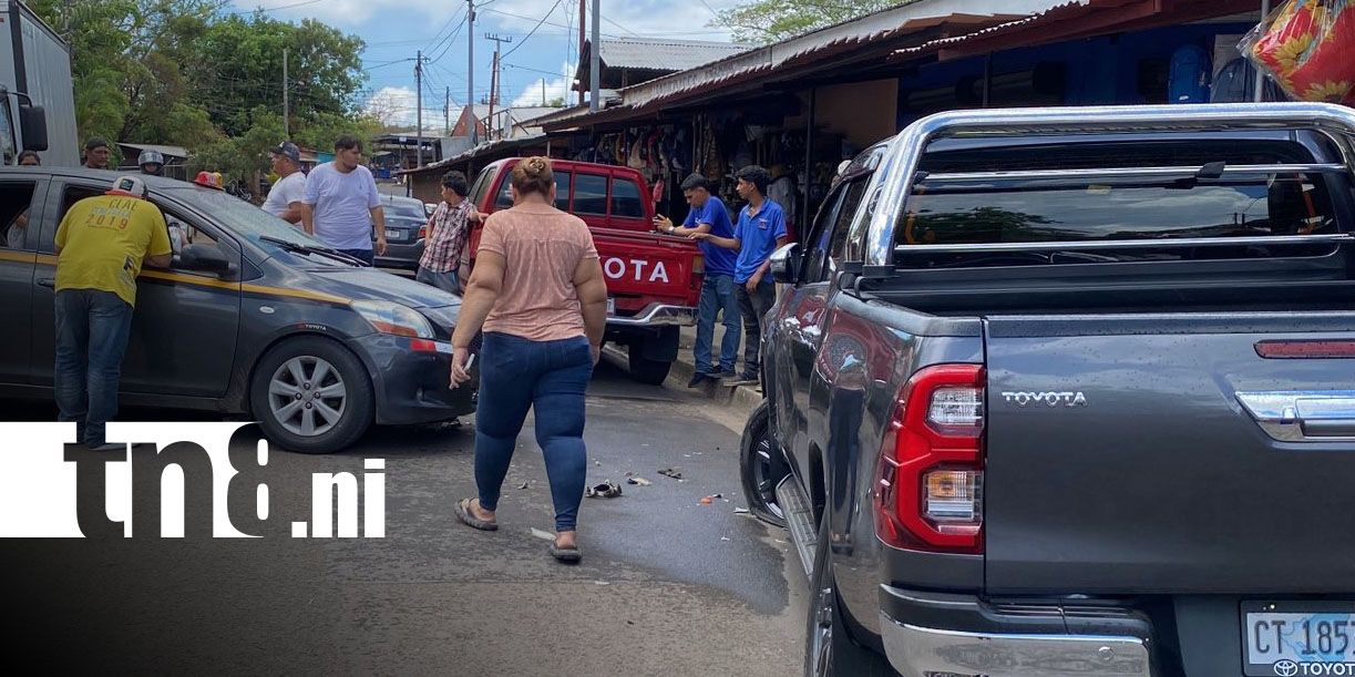 Foto: Fuerte colisión captada en Juigalpa, Chontales/ TN8