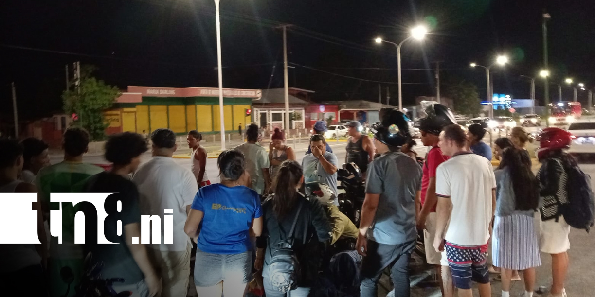 Foto: Accidente en Managua: choque deja un lesionado/TN8
