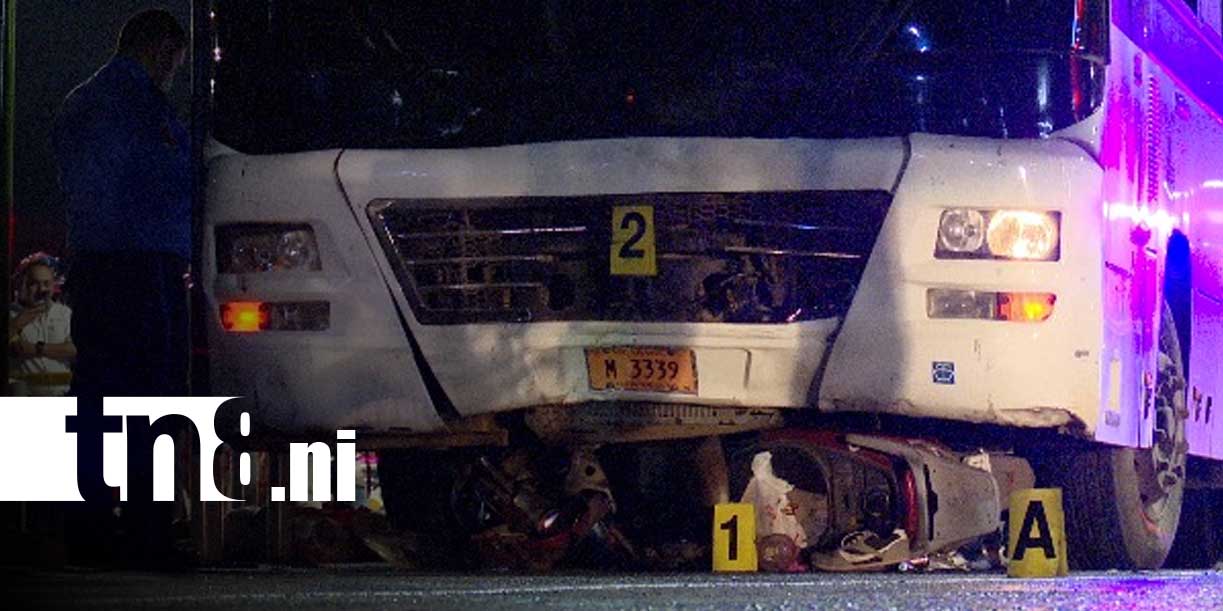 Foto: Accidente: autobús en La Reynagua/TN8