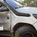 Foto: Accidente en carretera El Rama deja daños materiales/TN8