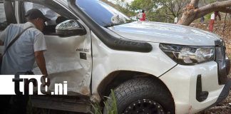 Foto: Accidente en carretera El Rama deja daños materiales/TN8