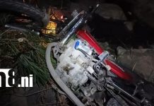 Casco de protección salva la vida de motociclista tras aparatoso accidente en Estelí Foto: Casco de protección salva la vida de motociclista tras aparatoso accidente en Estelí/TN8