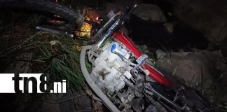 Foto: Casco de protección salva la vida de motociclista tras aparatoso accidente en Estelí/TN8