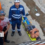 Foto: Hombre cae a cauce en mercado Israel Lewites/ tn8