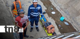 Foto: Hombre cae a cauce en mercado Israel Lewites/ tn8