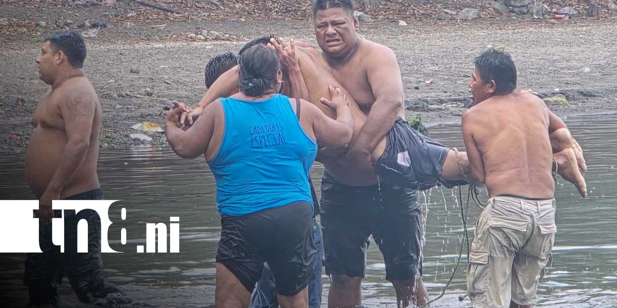 FOTO: Laguna de Apoyo: joven muere ahogado en Los Ranchos/ TN8