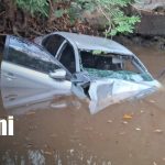 Carro cae al fondo de un río en Matagalpa y deja tres lesionados, entre ellos un menor Foto: Carro cae al fondo de un río en Matagalpa y deja tres lesionados, entre ellos un menor/TN8