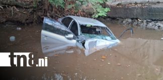 Foto: Carro cae al fondo de un río en Matagalpa y deja tres lesionados, entre ellos un menor/TN8