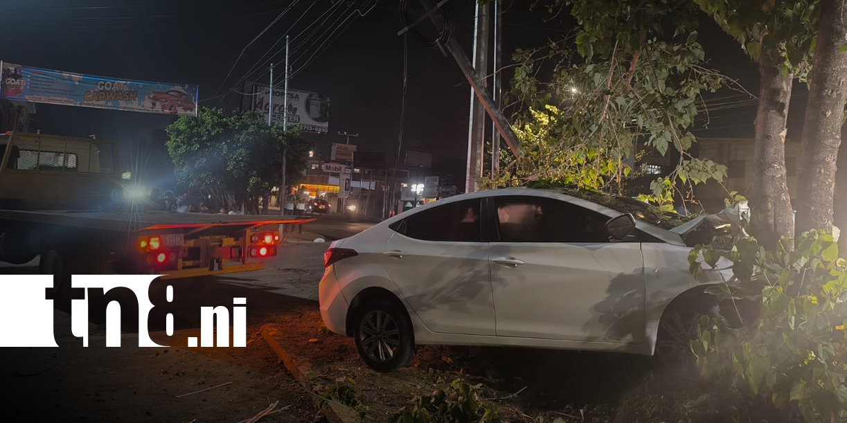 Foto: Conducción temeraria provoca daños materiales y fuga del responsable en Estelí/TN8